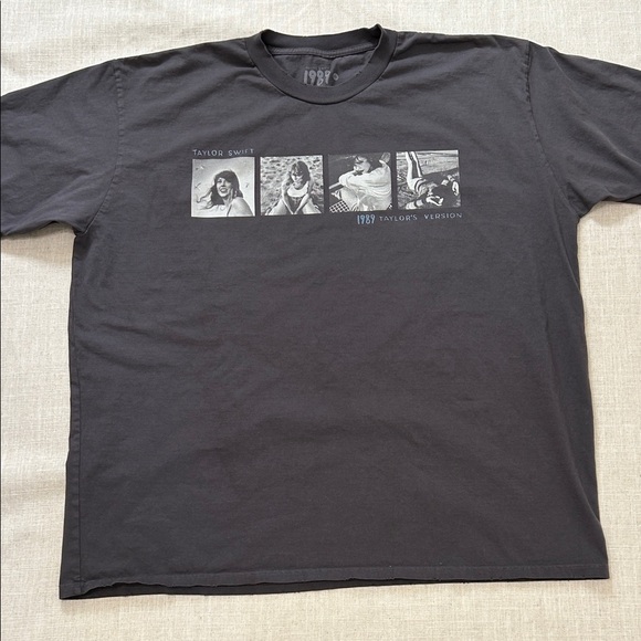 Taylor Swift Tops - Taylor Swift TShirt Women’s 2XL Charcoal Taylor’s Version 1989 Concert Tee